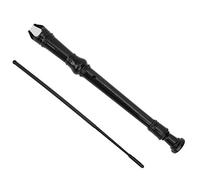 RiToEasysports Clarinette, Instrument de Musique à clé G à 8 Trous, ABS Poli en Douceur avec Tige de Nettoyage, Beau Son, Jouet éducatif pour Enfants (BLACK)