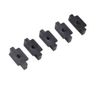 RiToEasysports Clips de Fixation de Terrasse, 100 Pièces, Attaches Cachées Solides avec Vis pour Projets de Terrasse Composites à L'extérieur