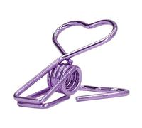 RiToEasysports Clips Métalliques Force de Serrage Forte Portable de Manière Fiable pour les Petits Outils de Stockage Compacts de Bureau (PURPLE)