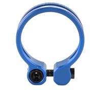 RiToEasysports Collier de Serrage de Tige de Selle de Vélo, Collier de Tige de Selle de Vélo en Alliage D'aluminium avec Structure Creuse pour de de 30,4 30,8 30,9 31,6 Mm, (BLUE)