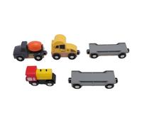 RiToEasysports Conception Compatible Jouet en Bois en Bois Engageant Le Développement Cognitif Matériaux Matériaux en érable avec Jouet Multi-Rail pour Les Enfants créativité de Construction