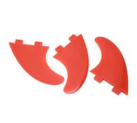 RiToEasysports Conception Stable pour Les Ailerons de la Table de Surf dans Les Nageoires en Verre en PVC Ensemble pour L'ensemble Navigation, Installation Facile, 3 X Rouge