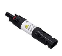 RiToEasysports Connecteur de Diodes PV Solaire IP67 Panneau de Blocage de Blocage du Panneau étanche pour Les Environnements Rigoureux PPO MATÉRIEL Noir 1 Pack (15A)