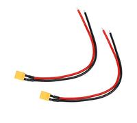 RiToEasysports Connecteur Femelle XT30, 2 Pièces de Fil de Silicone AWM16 à Haute durabilité, pour Batterie RC LiPo Drone RC