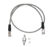 RiToEasysports Connecteur Rapide de 8 Mm, Tuyau à Haute Pression en Acier Inoxydable tissé avec Conception de Têtes Femelles Doubles Compatibles pour Divers Dispositifs D'inflation (Couleur en