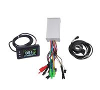 RiToEasysports Contrôleur de Vélo électrique, Contrôleur 17A à Onde Sinusoïdale 3 Modes avec Panneau D'affichage LCD Accélérateur au Pouce 130X pour Vélo de Scooter à Moteur sans Balais 36V