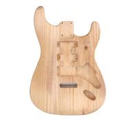 RiToEasysports Corps de Guitare, Bois de Paulownia inachevé pré-percé Corps de Guitare inachevé Kit de Construction Bricolage pour Style SSH