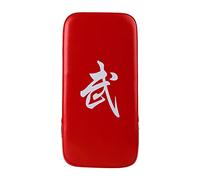 RiToEasysports Coussin de Frappe de 15,7 Pouces, Cuir PU, avec Sangle de Bras, pour karaté Kickboxing (Rouge)