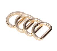 RiToEasysports Craft Anneaux de Petites Boucles de Sac Décoratives Compactes Fiables, Facile à Utiliser pour le Matériel de Sac, 10 Pcs (Imitation de l'or)