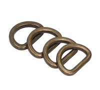 RiToEasysports Craft Anneaux de Petites Boucles de Sac Décoratives Compactes Fiables, Facile à Utiliser pour le Matériel de Sac, 10 Pcs (bronze antique)