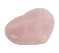 RiToEasysports Cristal de Quartz Rose de Guérison en Forme de Cœur pour Soulager l'anxiété, adapté à la Décoration Intérieure et au Feng Shui