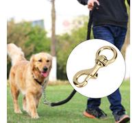 RiToEasysports Crochet à Gâchette Pivotant en Laiton de qualité, Clamp/Holder de Laisse pour Animaux de Compagnie Léger pour une Longue Durée de Service, Fixation de Porte-clés