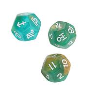 RiToEasysports Dé de Divination Astrologique, Dé Runique Brillant à 12