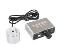 RiToEasysports Détecteur de Fuite d'eau, Détecteur D'écoute de Fuite de Canalisation à Double Sonde avec Casque pour la Plomberie de Construction de Chantier, Matériau Métallique ABS, Batterie