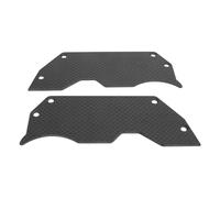 RiToEasysports Diffuseur de Barrage d'air Enjoliveur de Roue en Fibre de Carbone Ensemble Léger Gauche et Droit Déflexion du Vent Améliorée Installation Facile pour Les Voitures Arrma Limitless