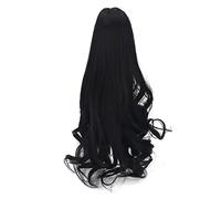 RiToEasysports DIY DOULLE AVEC GOOLE ELATITY MESH INTER MESH Long Curly Hair Wig pour 1/3 Paute de Simulation de Marionnette pour 8,3-9,4 Pouces Poupées
