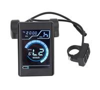 RiToEasysports Écran LCD pour Scooter électrique, Coque ABS à Induction NFC, écran Couleur D'interface Résistant à la Pluie, avec Connecteur étanche, pour la Plupart des Guidons de Vélo et de