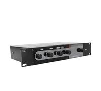 RiToEasysports Effecteur Sonore Numérique, Microphone Mixer Stéréo Distributeur Sonore Sélecteur de Signal Source Source pour le karaoké du Club (Prise UE)