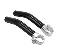 RiToEasysports Embout de barre de vélo contrôlable résistant à la corrosion, design couleur claire pour guidon de 22,2 mm, 2 pièces de tige en alliage d'aluminium (noir)