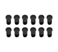 RiToEasysports Embouts de Cordes de Guitare, Remplacement en Métal de Fer Durable pour Corps de Pont de Guitare électrique, Paquet de 12 pour une Installation Facile, pour la Plupart des électriques