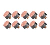 RiToEasysports Embouts de Queue de Billard 10 Pièces, Embouts à Vis de Remplacement, de Bâton de Piscine pour Accessoire de Billard Snooker (11mm