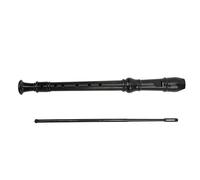 RiToEasysports Enfants Soprano Recorder des Doigts Simples du Style Allemand Light Abs Material Black Idéal pour les Parents