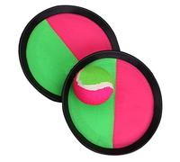 RiToEasysports Ensemble de Balles à Lancer en Caoutchouc, Balles de 7 Pouces, de 2,4 Pouces, Bande Arrière Réglable, Améliore la Coordination œil-Main pour Enfants, Parents, Enfants, Jeu en Plein