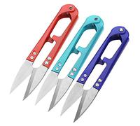 RiToEasysports Ensemble de Ciseaux Durables à Petits Fils, 12 Pièces, Ciseaux de Couleurs Mélangées pour Vêtements et Artisanat