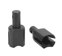 RiToEasysports Ensemble de Coupelles Différentielles RC 2 Pièces en Acier Noir Haute Résistance pour 1/5 Outcast Kraton 8s - Connecteur Durable pour Une Transmission de Puissance Améliorée