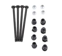 RiToEasysports Ensemble de Manches D'essieu RC, Manchon de l'arbre D'entraînement RC avec Vis Noix de Métal en Plastique Pièces de Remplacement pour 144010 144002 124016 124017 124007 124018