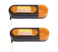 RiToEasysports Ensemble de Signaux de Virage à Scooter électrique, Lumières LED Super Lumineuses, Matériau ABS, Compatible avec un Scooter de 8,5 à 10 Pouces, une Mise à Niveau Polyvalente, une