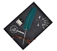 RiToEasysports Ensemble de Stylos à Plumes, Stylo de Calligraphie élégant pour écrire et Offrir en Cadeau avec un Design Antique (GREEN)