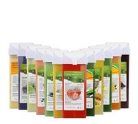 RiToEasysports Épilation de la Coiffure de Cire de Cire Dépilatoire Rouleau de D'abeille sur de la Chaude 100g Chocolate Effet Plus Rapide pour le Corps, les Ongles, le Visage (Couleur assortie #38)