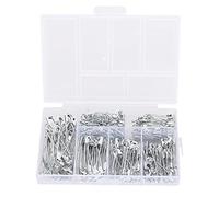 RiToEasysports Épingles de sécurité Accessoires de Couture 250pcs épingles de Décoration de Vêtements pour Fabriquer, Fixer des Vêtements, Argent en Acier plaqué, pour les Amateurs de Couture