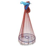 RiToEasysports Épuisette de Pêche à Lancer, Modèle Flydisc, avec Chaîne en Fer, pour étangs, Lacs et Mers, en Nylon Léger et résistant.