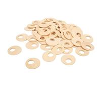 RiToEasysports Espaces D'oreilles en Bois Creux Autour de Bricolage 50 Stcs Coloriages Simples pour Bijoux Qui Produisent des Fournitures, Durables, Idéales pour les Amis, Décoration D'arbre de Noël
