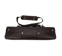 RiToEasysports Étui de Rangement pour Flûte, Sac pour Instruments à Vent en Cuir Synthétique avec Boucle de Verrouillage Rotative à 360 °, pour Une Protection Sécurisée de la Flûte (Brown)