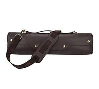 RiToEasysports Étuis à Flûte, Sac de Transport de Flûte en Cuir Synthétique avec Bandoulière pour Débutants et étudiants (Café)