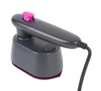 RiToEasysports Fer à Vapeur Portable, Fer à Vapeur de Voyage pour Vêtements avec Réservoir D'eau de 120 Ml, Cordon de 1,5 M, Compact et Léger, Anti-rides pour Tissu de Vêtement, (Prise UE 220V)