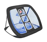 RiToEasysports Filet de portatif Chipping Net Target Net pour la Pratique intérieure/extérieure(Noir + Bleu)