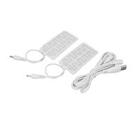 RiToEasysports Film Chauffant USB, Coussin Chauffant électrique en Fibre de Carbone 3,5x1,8 Pouces avec Câble USB pour par Temps Froid D'hiver, Lavable en Machine