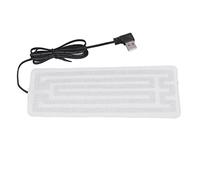 RiToEasysports Film Chauffant USB, Coussin Chauffant USB en Fibre de Carbone 7,5x3,5 Pouces avec Conception Lavable en Machine pour la Taille du Corps par Temps Froid D'hiver