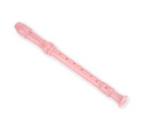 RiToEasysports Flûte à Bec Soprano en Plastique pour Enfants Débutants, Instrument de Musique Aigu à 8 Trous en ABS Non Toxique pour Cours de Musique (Rose)