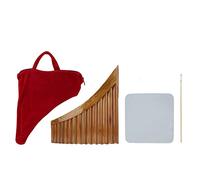 RiToEasysports Flûte de Pan, 15 Tuyaux, Instrument à Vent en Bambou, Flûte de Pan Chinoise Traditionnelle, clé G, Instrument à Vent pour Débutants et étudiants (main droite)