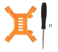 RiToEasysports Gears D'atterrissage de Drone, ABS Pliable Pliable Rétractable Retractable Drone Landing Gear avec Une Protection D'armature à Vis pour Avata2 (Orange)