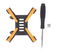 RiToEasysports Gears D'atterrissage de Drone, ABS Pliable Pliable Rétractable Retractable Drone Landing Gear avec Une Protection D'armature à Vis pour Avata2 (Orange Noir)