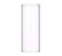 RiToEasysports Glissière de Guitare en Verre, Son Clair sans Couture, ukulélé, Accessoires D'instruments à Cordes Transparents, 1 Pièce 60MM (Transparent)