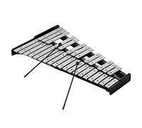 RiToEasysports Glockenspiel 32 Notes, Instrument de Percussion éducatif avec Base en Bois et Barres en Aluminium, Comprend des Maillets et un Sac de Transport pour Enfants Adultes Débutants