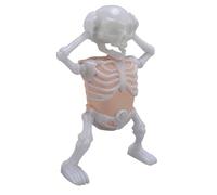 RiToEasysports Glow Dancing Skeleton Toy Halloween Skeleton Toy Skelet Decor with Glow in The Dark Fun Interactive Dance Moves Divertissing Sound Sound Effets pour Kids Boys Halloween Party
