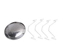 RiToEasysports Grille-Pain Camping Pliant 4 Tranches Acier Inoxydable | Base Perforée pour Grill à Pain, Design Léger et Portable, Compatible avec Cuisinière à Gaz, Assemblage Facile, pour